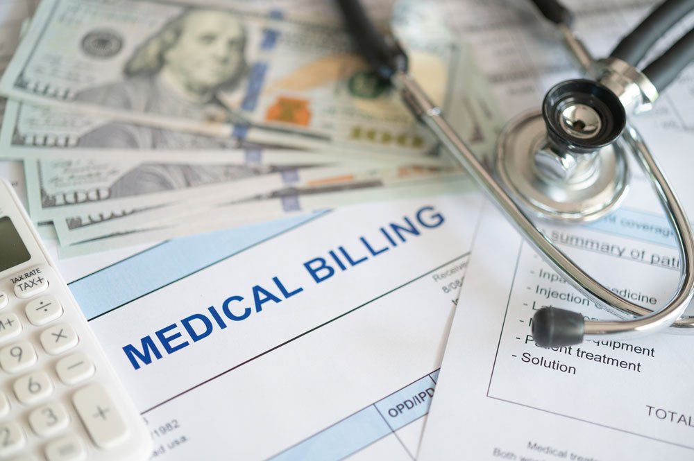 Medical bill illustration